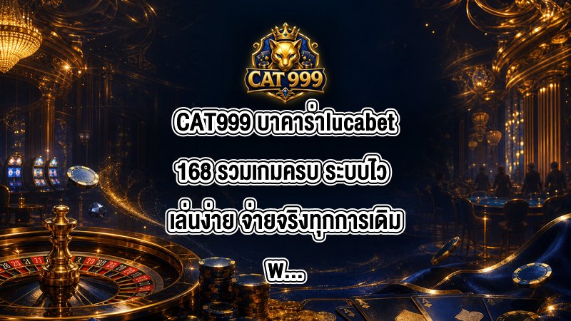 CAT999 บาคาร่าlucabet168